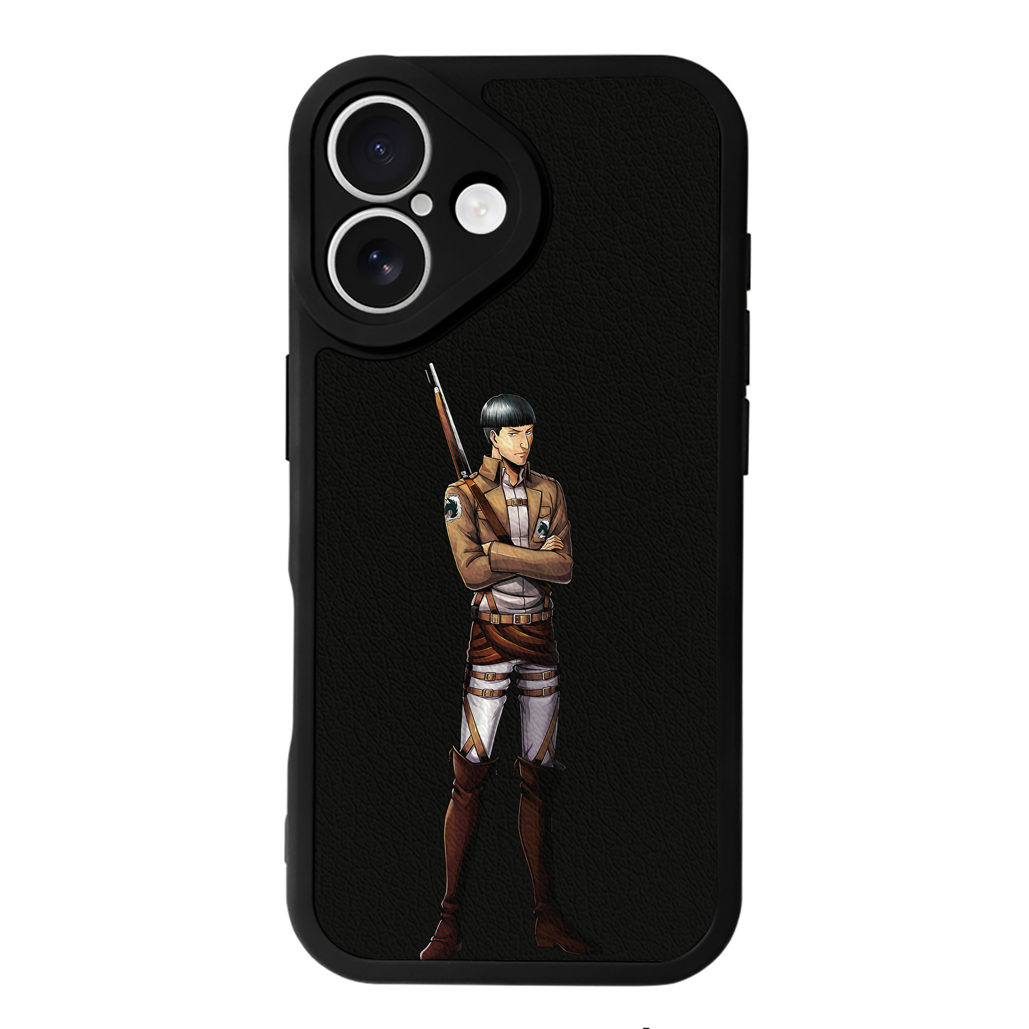 （画像用） 進撃の巨人 Attack on Titan 【iPhone 16シリーズ対応】シリコンスマホケース（レザー調） 材質：シリコン